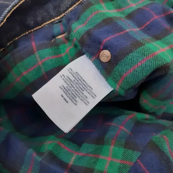 Lands' End Square Rigger Flannel Lined Men's Jeans Size 38, 26.25" Inseam NWOT - Picture 6 of 12
